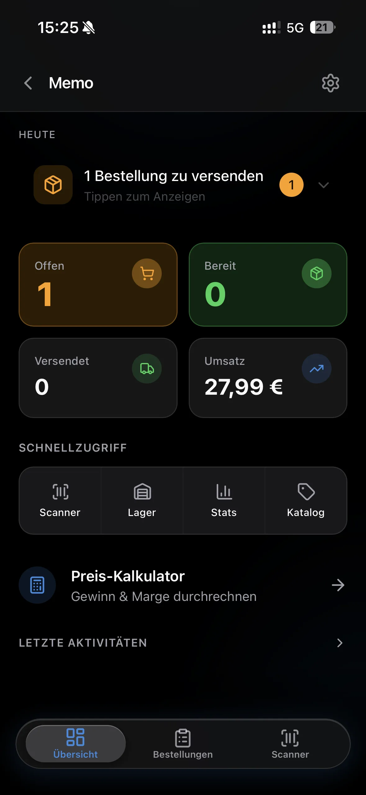 Boothly Online-Dashboard
